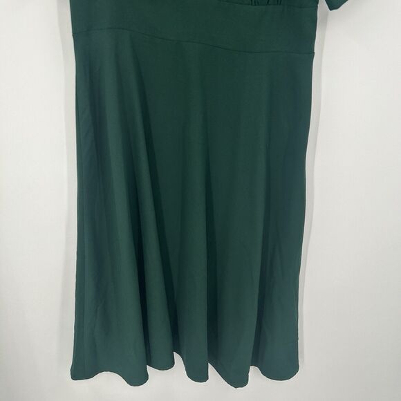 ALEXIA ADMOR Green Azure Emery A-Line Midi Dress Womens Size 12 Retro Pin up - Picture 7 of 14